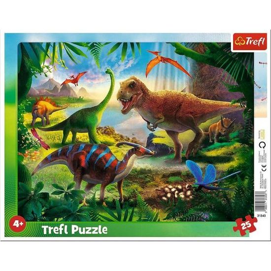 Deskové puzzle Dinosaury 25 dílků