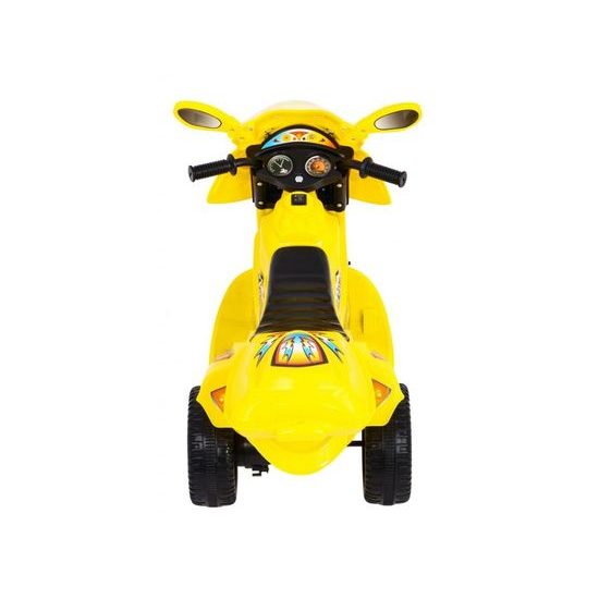 Dětská elektrická tříkolka Racing Yellow