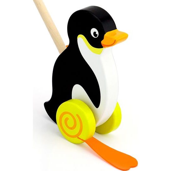 Dřevěná jezdící hračka Viga tučňák