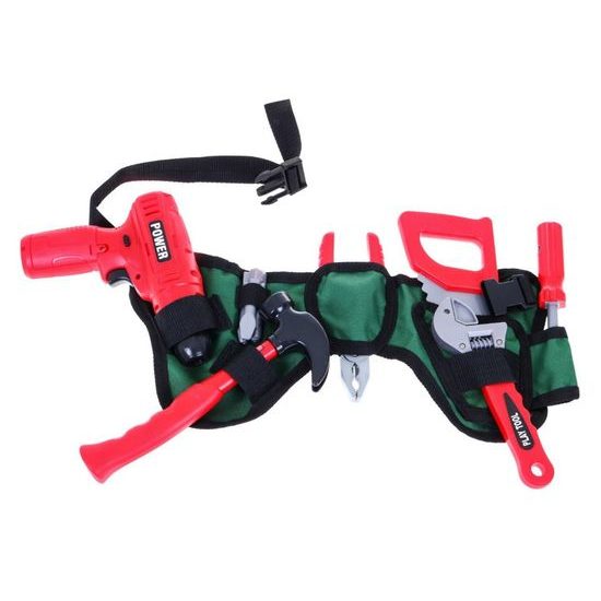 Doris sada dětského nářadí s opaskem a vrtačkou na baterie Malý opravář