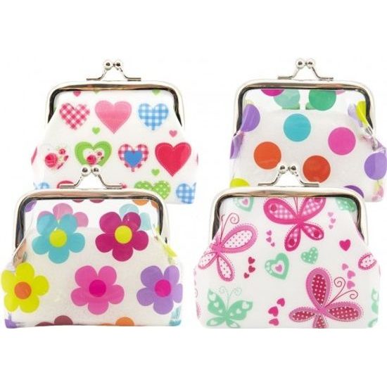 Peněženka dívčí - mix 4 barvy