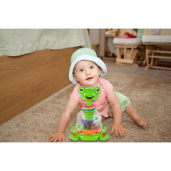 Rotující hračka pro nejmenší Frog Spinner