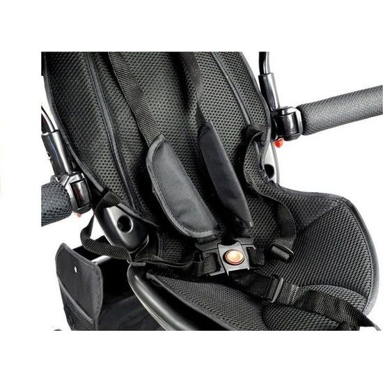 Majlo Toys multifunkční tříkolka s nafukovacími koly PRO500 černá