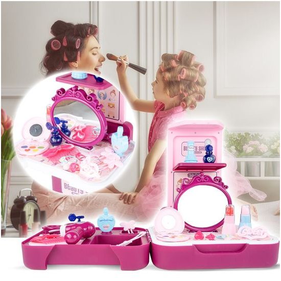 Dětský salón krásy v kufříčku Beauty Shop