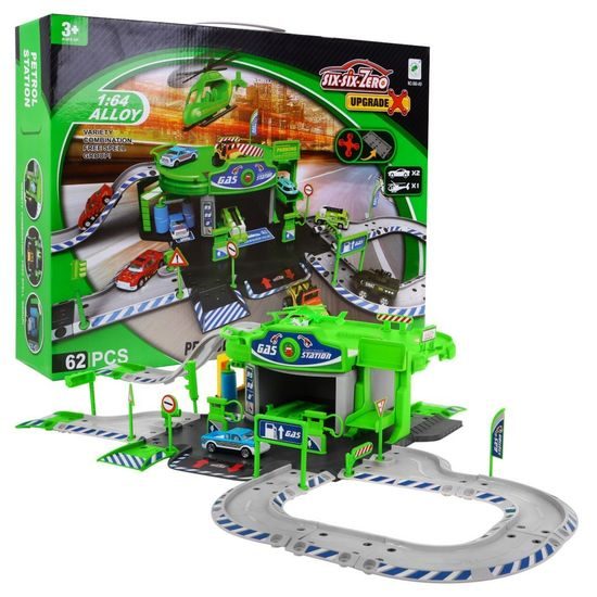 Majlo Toys benzínová pumpa s dráhou