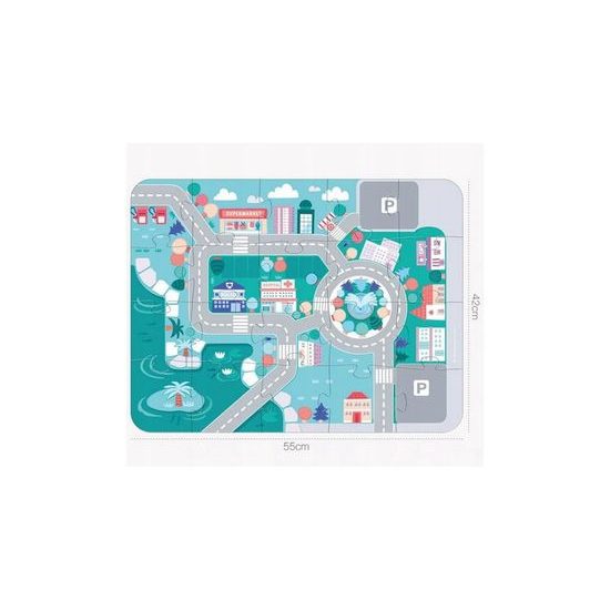 Doris sada dřevěných kostek 115 ks v Městečko