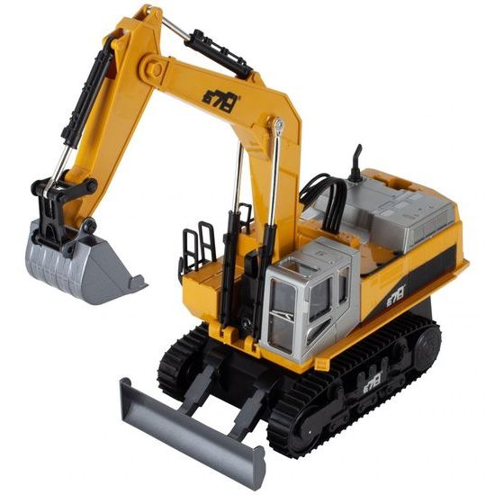 Pásový XXL jeřáb na dálkové ovládání s radlicí Cheetah 678