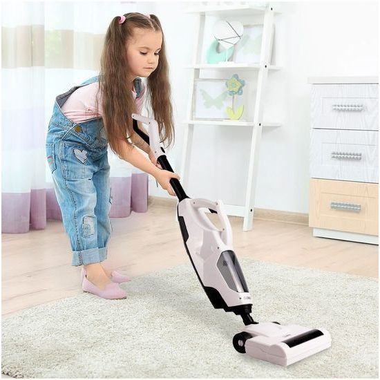 Dětský tyčový vysavač na baterie 2v1 Wet Dry