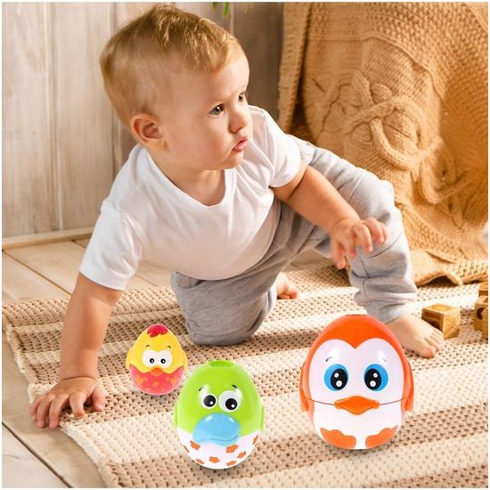 Interaktivní naučná pyramida Egg Stacking