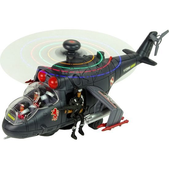Helikoptéra na baterky černá