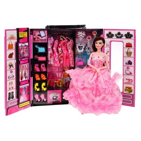 Majlo Toys panenka se šatníkem a doplňky Beauty Wardrobe