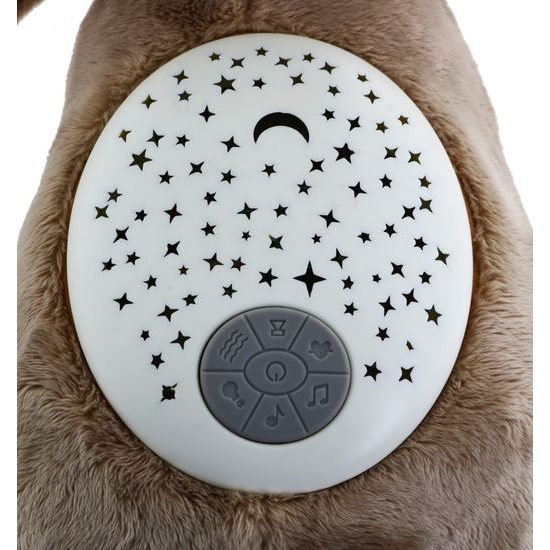 Plyšový hrošík s projektorem a melodiemi Hipcio