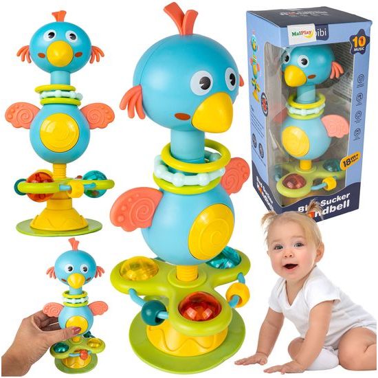 Senzorická hračka pro nejmenší se světlem a zvukem Veselý ptáček