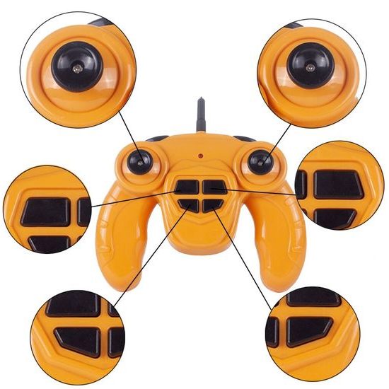 Kolový bagr na dálkové ovládání Cate s pohyblivou lžící 1:24