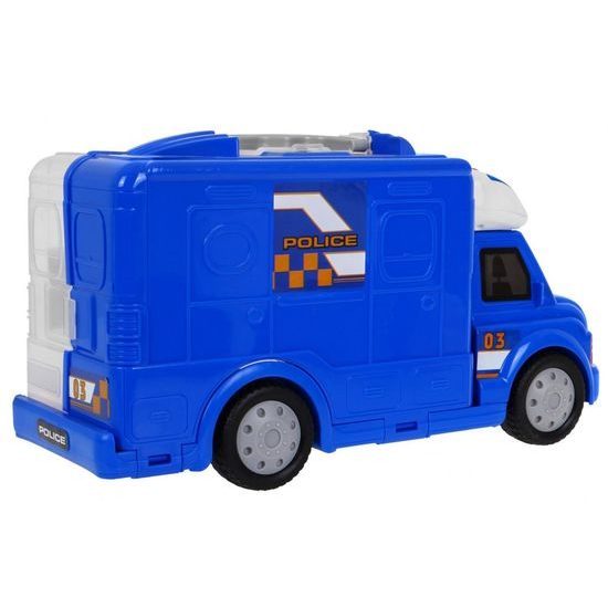 Majlo Toys policejní autíčko v kufříku se světlem a zvuky Police Storage