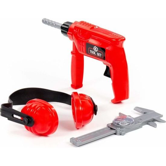 Sada nářadí pro děti červená