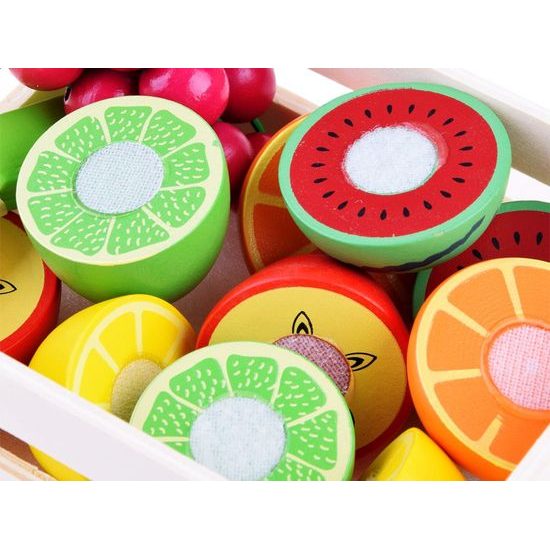 Majlo Toys dřevěné ovoce v bedýnce Fruit Box