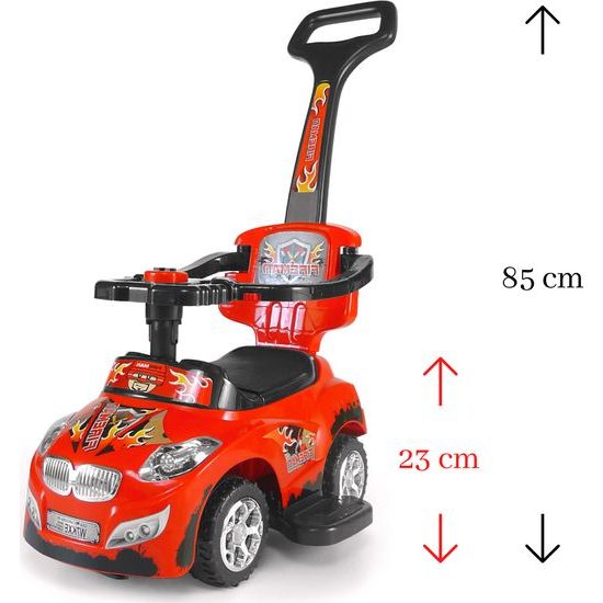 Dětské jezdítko 2v1 Milly Mally Happy red