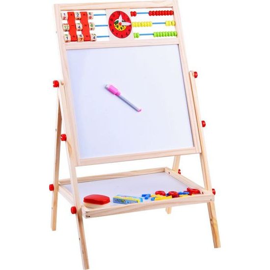 Magnetická tabule 2 v 1 s křídou + čísla