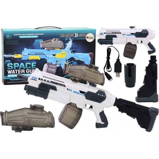 Vodní puška Automatic M416 na akumulátor bílá