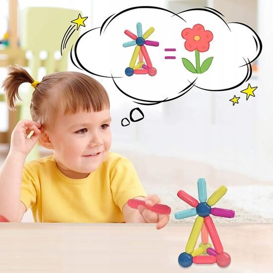 Doris magnetická stavebnice Magnet Sticks 78 dílků