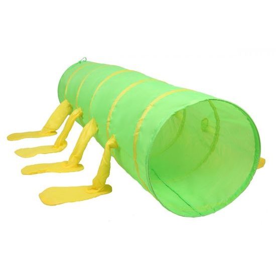 Ecotoys dětský stan s tunelem Stonožka