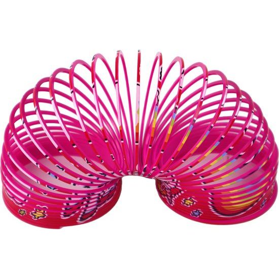 Dětská pružina tmavě růžová s jednorožcem