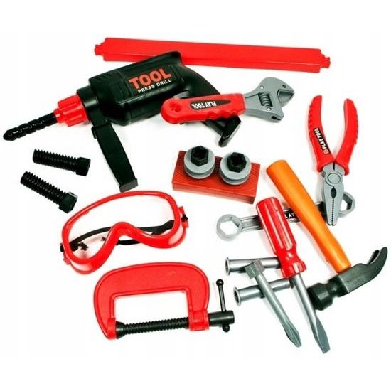 Sada dětského nářadí ve skříňce Tool Set