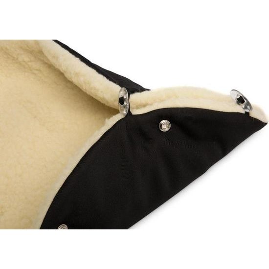 Zimní fusak do kočárku Eskimo černá/vlna