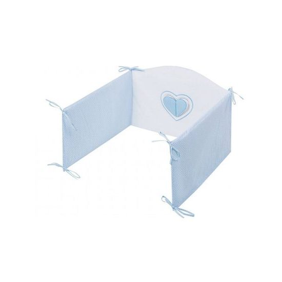 5-dílné ložní povlečení Belisima Tři srdce 90/120 bílo-modré 90/120 cm