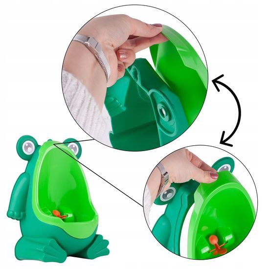 Dětský pisoár Žabka zelená