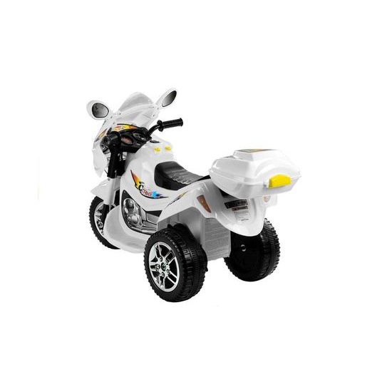 Dětská elektrická tříkolka Racing White