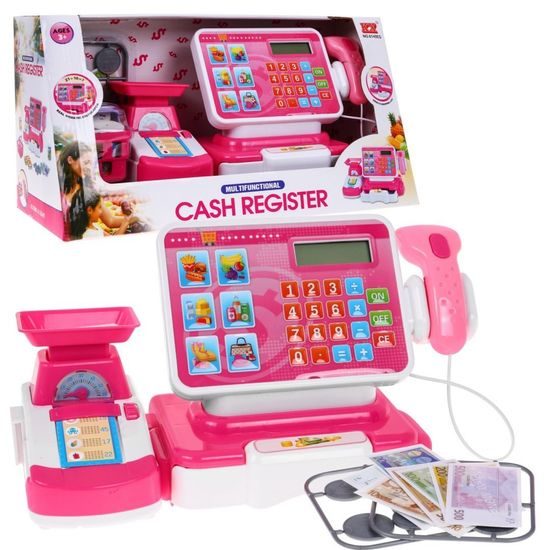 Majlo Toys dětská elektronická pokladna s váhou