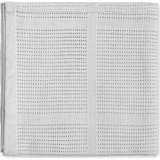 Dětská pletená bavlněná deka Lulu světle šedá