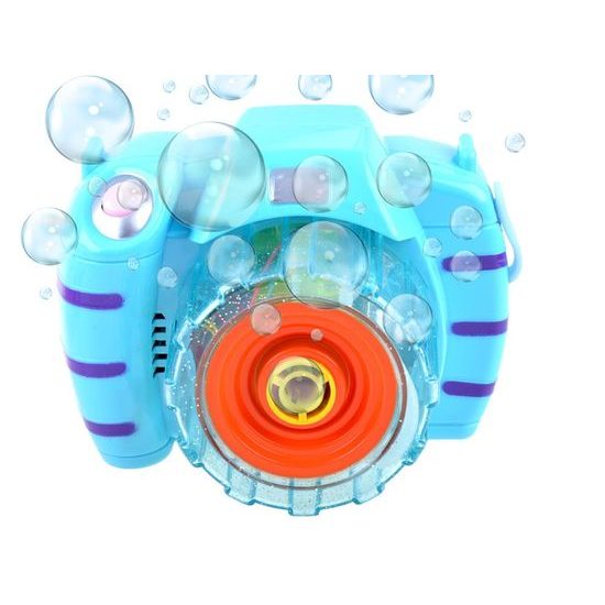 Majlo Toys bublifuk na baterie Fotoaparát modrý