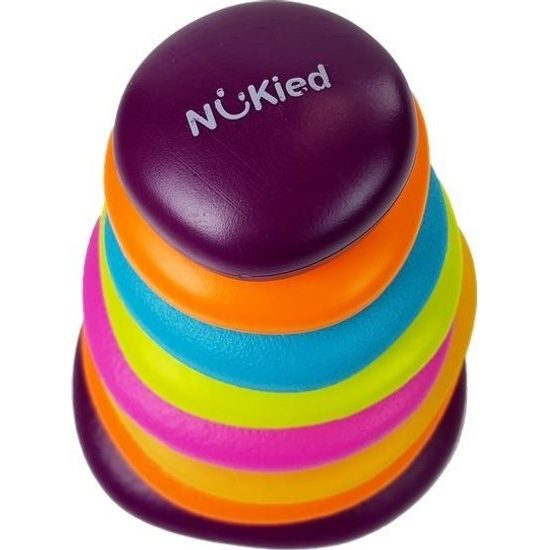 Pyramida z barevných kroužků