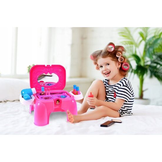 Přenosný salón krásy pro děti s příslušenstvím Beauty Set