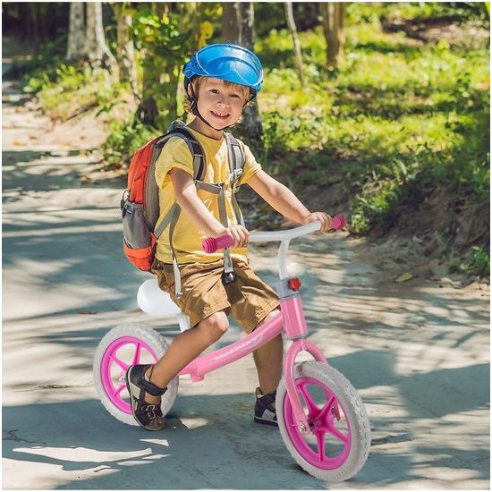 SMONTOVÁNO Dětské odrážedlo Trevis 12" růžové