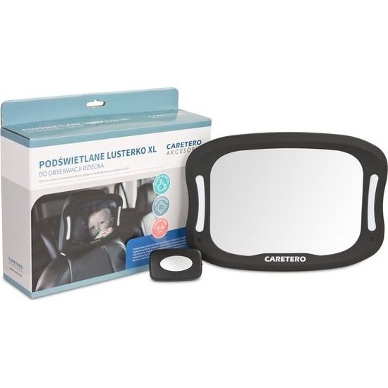 Zrcátko se světlem LED do auta