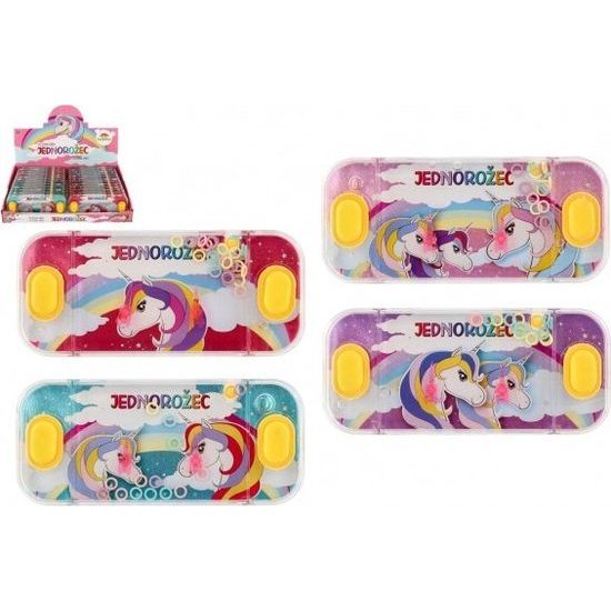 Vodní hra hlavolam - jednorožec -mix 4 druhy