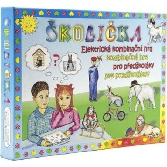 Školička - společenská hra - na baterie