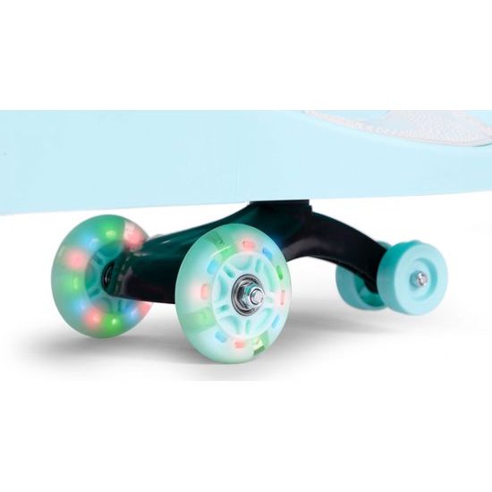 Ecotoys gravitační odrážedlo se svítícími koly Spinner - modré
