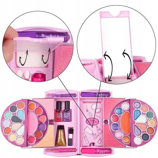 Dětská kosmetická sada v kabelce Fashion Handbag 78 součástí