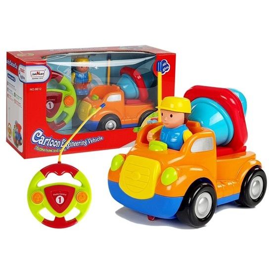 Autíčko na dálkové ovládání pro nejmenší Míchačka