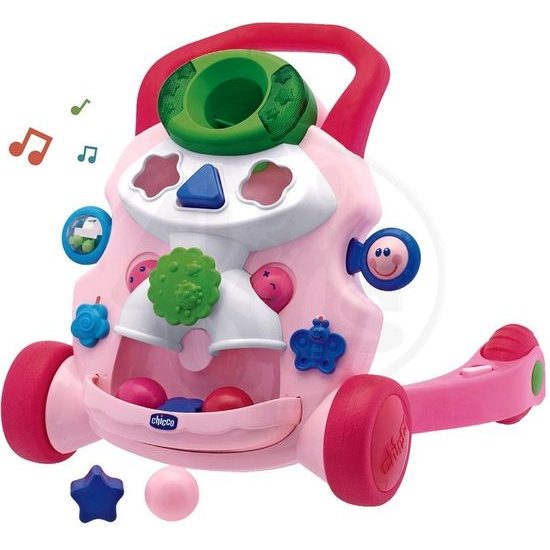 Chicco chodítko Activity 2v1 růžové