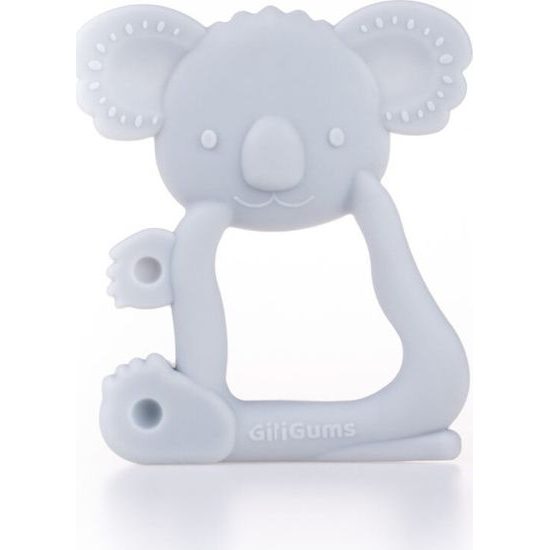 GiliGums Zklidňující silikonové kousátko Koala, šedé