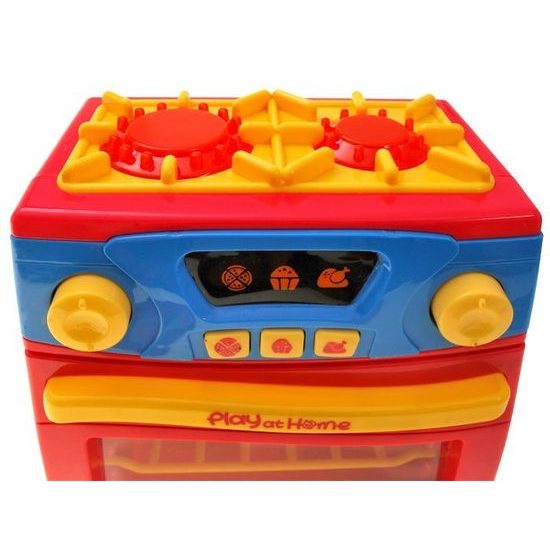 Majlo Toys dětská trouba se sporákem Red Oven