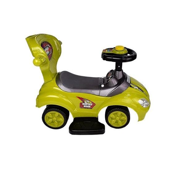 Odrážedlo Mega Car s vodící tyčí 3v1 žluté