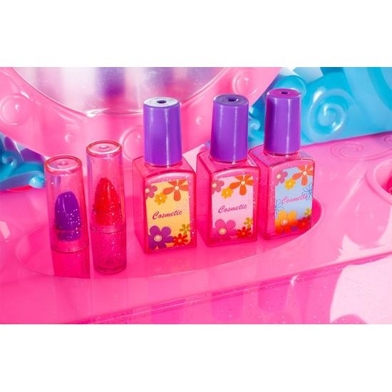 Dětský toaletní stoleček na baterie s příslušenstvím Crown Vanity