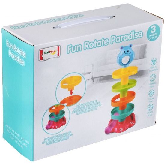 Naučná skluzavka s míčky Hrošík